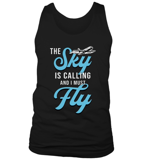 Skydiver The Sky Is Calling And I Must Fly Vintage Tank Top Unisex