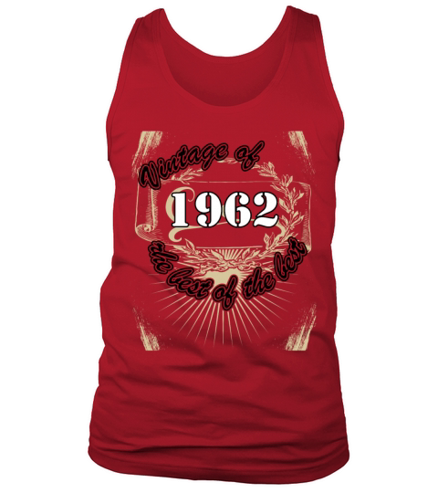 Vintage 1962 Birthday Saying Retro 60 Years Tank Top Unisex