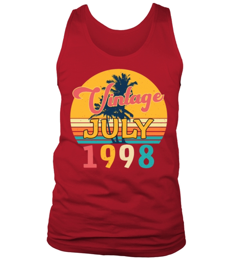 Year Of Construction July 1998 Tank Top Unisex