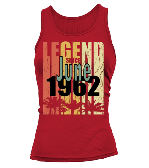 1962 vintage born in June gift Tank top Woman