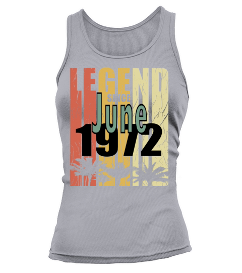 1972 vintage born in June gift Tank top Woman