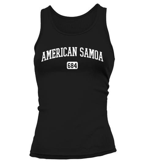 American Samoa 684 Country Area Code Samoan Pride T-Shirt Tank top Woman
