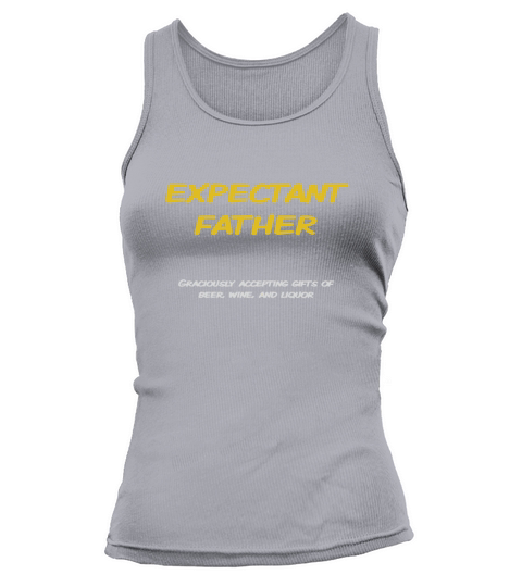 Funny Expectant Father Shirt - Dad to Be Joke T-Shirt Tank top Woman