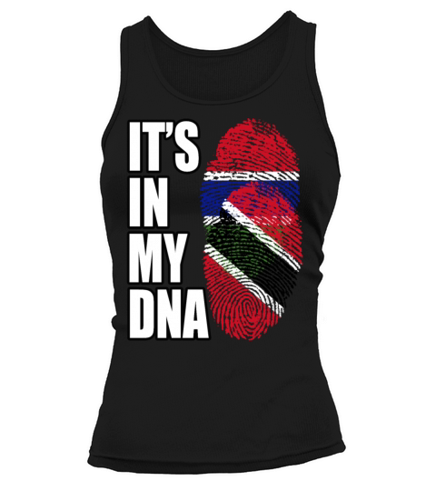 Gambian And Trinidad Tobago Mix Heritage DNA Flag Tank top Woman