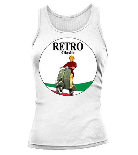 ITALIA VESPA SCOOTER T SHIRT Tank top Woman