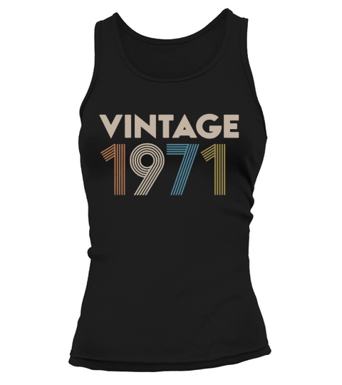 Official vintage 1971 shirt Tank top Woman
