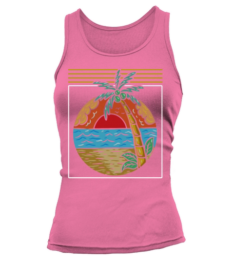 palm trees Tank top Woman