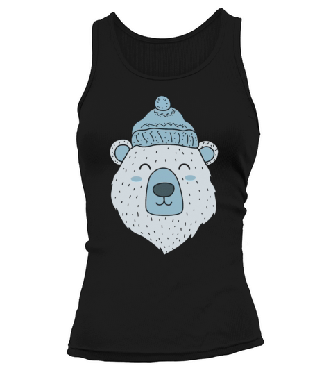 polar bear Ice Bear Icebear Winter Winter Hat gift Tank top Woman