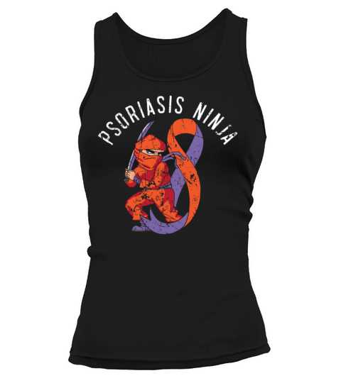 Psoriasis Ninja Skin Disease Psoriasis Awareness Tank top Woman