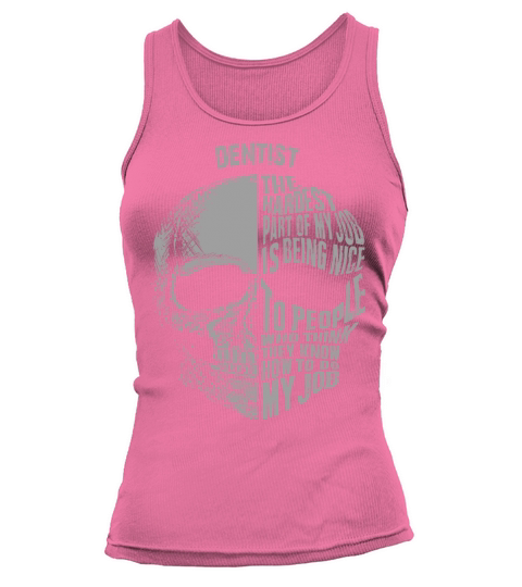 skull dentist Tank top Woman