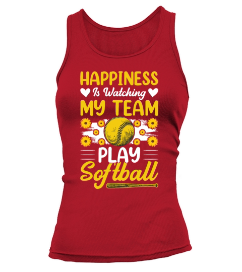 Softball Coach - Happiness Is Watching My Team Tank top Woman