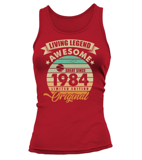 Vintaga 1984 Birthday Tank top Woman