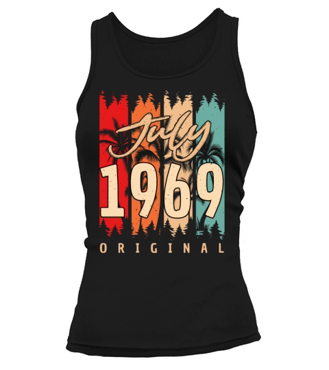Vintage 1969 In July Tank top Woman