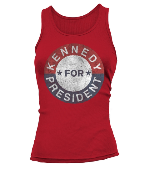 Vintage Jfk Kennedy For President 1960 T Shirt Washed Tank top Woman