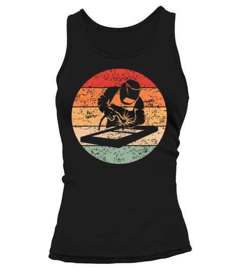 Welder Profession Training Craftsman Retro Gift Tank top Woman