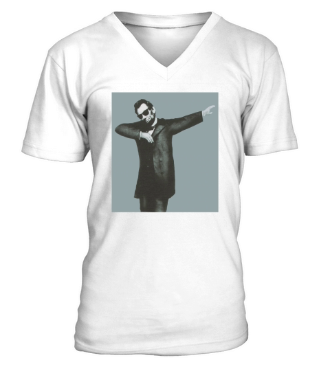 Abe Lincoln Dabbing Cool Dab Lincolns Birthday V-Neck T-shirt