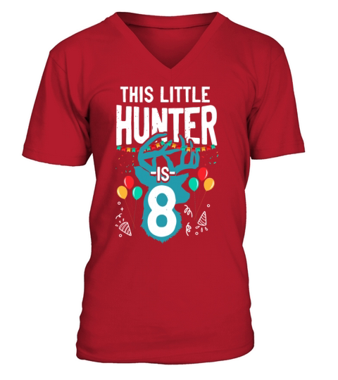 Buck Deer Hunting Hunter Kid V-Neck T-shirt