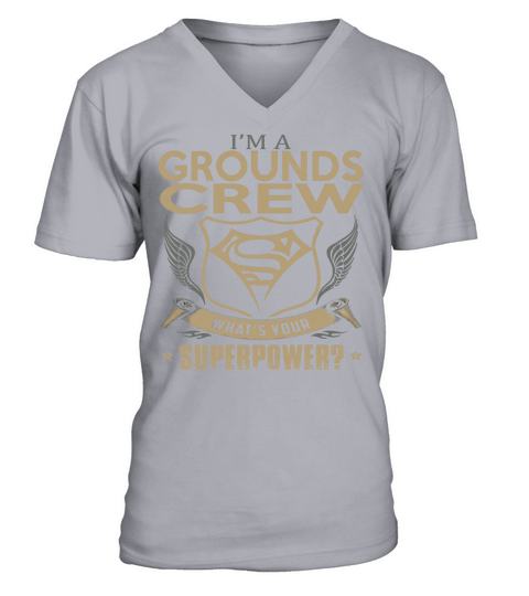GROUNDS CREW V-Neck T-shirt