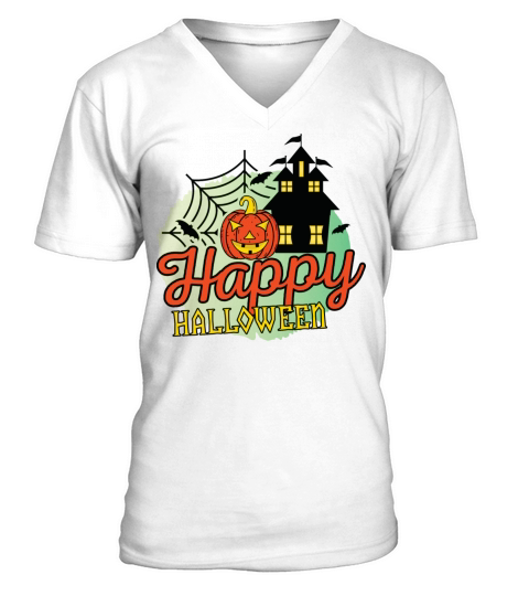 Happy Halloween V-Neck T-shirt