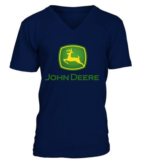 John Deere Fear Deer V-Neck T-shirt