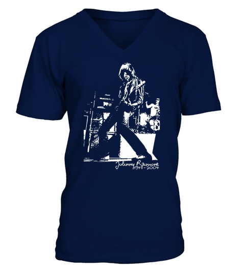 Johnny Ramone Fan V-Neck T-shirt