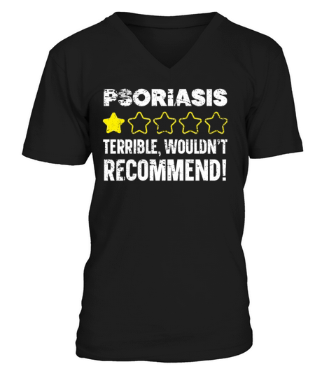 Psoriasis Warrior Skin Disease Psoriasis Awareness V-Neck T-shirt