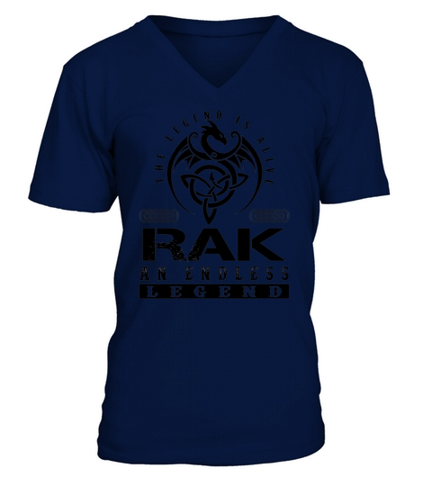 RAK Shirts - Legend Alive RAK Name Shirts V-Neck T-shirt