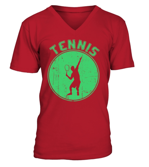 tennis V-Neck T-shirt