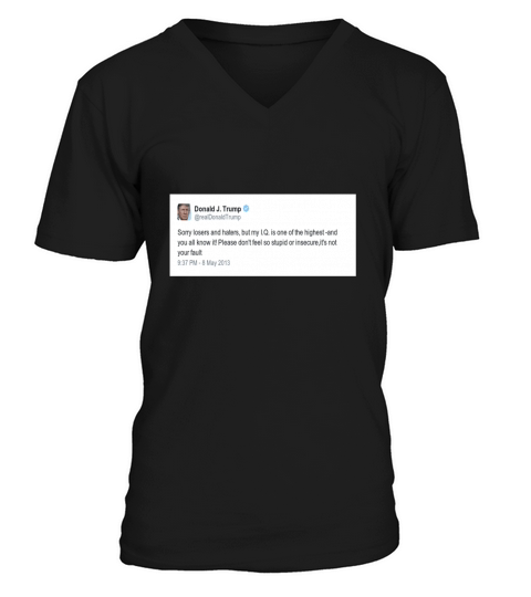 Trump Tweet - Mug V-Neck T-shirt