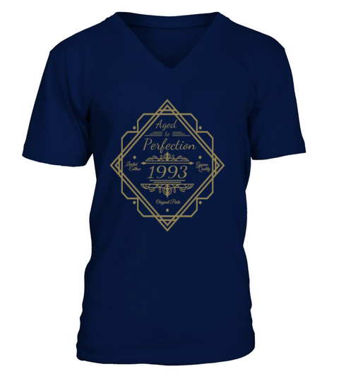 Vintage 1993 Birthday Matured to perfection V-Neck T-shirt