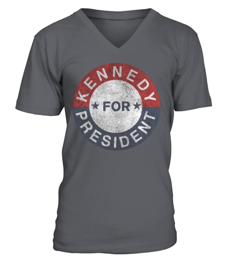 Vintage Jfk Kennedy For President 1960 T Shirt Washed V-Neck T-shirt