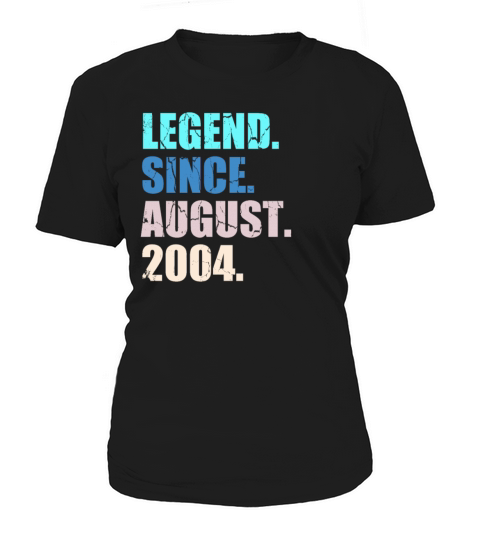 18 Years Old Legend Since August 2004 18th Birth Women's T-Shirt