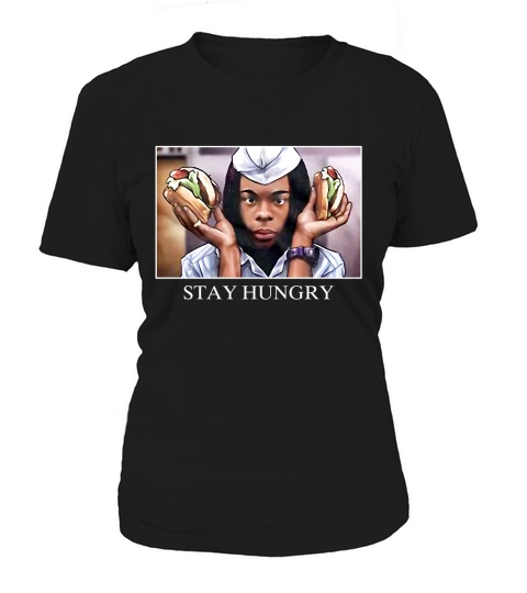 DGK STAY HUNGRY GOOD BURGER NAVY Women's T-Shirt