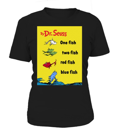 Dr. Seuss One Fish Two Fish Book Cover T-shirt Women's T-Shirt