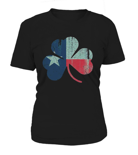 Irish Flag of Texas Shamrock Women's T-Shirt