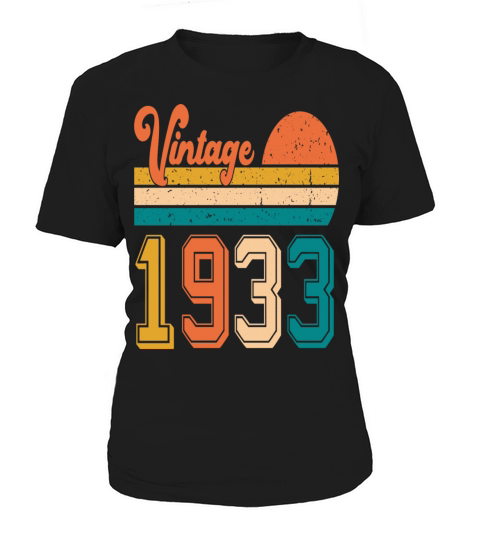 Vintage 1933 birthday gift Women's T-Shirt
