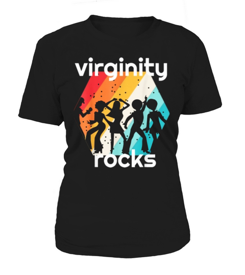 Vintage Retro Virginity Rocks Shirt Women's T-Shirt