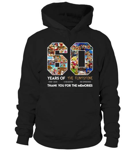 60 years of the Flintstone thank you for the memories Hoodie Unisex