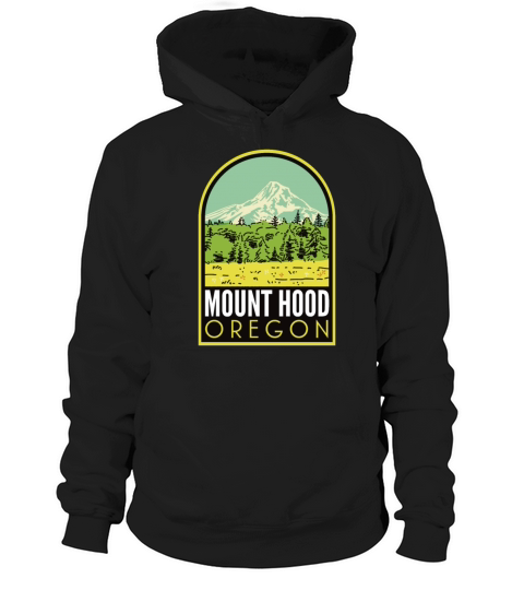 Mount Hood Oregon Vintage Hoodie Unisex