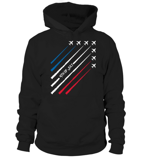 Pilot Shirt Born to Fly American Flag 4th of July Hoodie Unisex