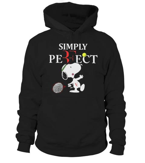 Roger Federer  Snoopy Simply Pefect Hoodie Unisex