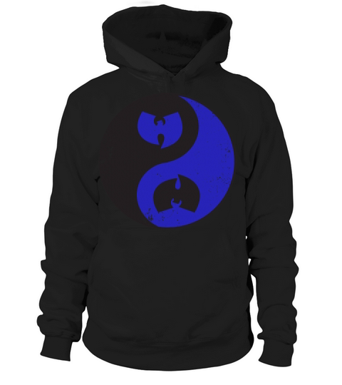 yin and yang wutang black and blue Hoodie Unisex