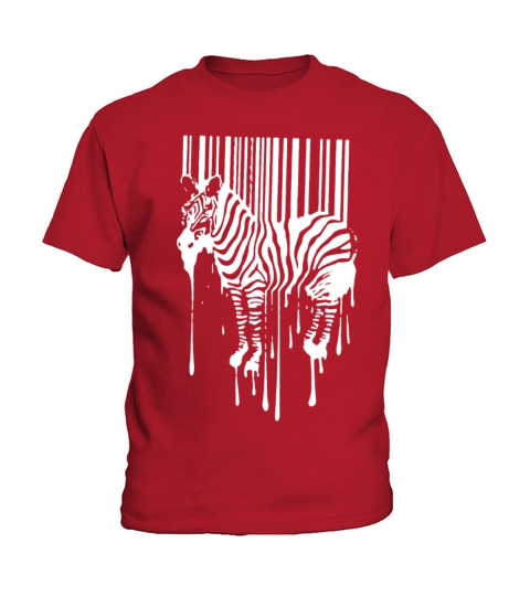 Banksy Street Art Zebra Bar Code Kids T-Shirt