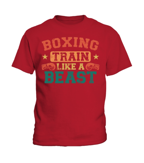 Boxing Vintage Boxing Train Like A Kids T-Shirt