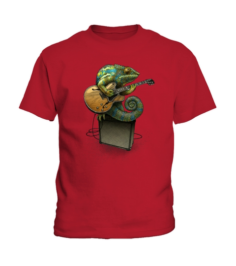 CHAMELEON PLAYS THE BLUES Kids T-Shirt