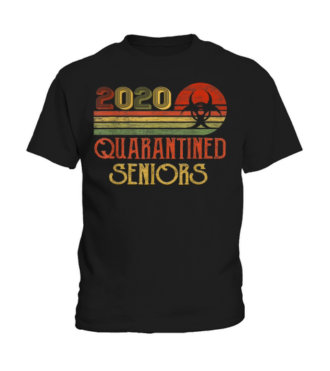 Class Of 2020 Senior Quarantine Funny Graduation Vintage T-Shirt Kids T-Shirt
