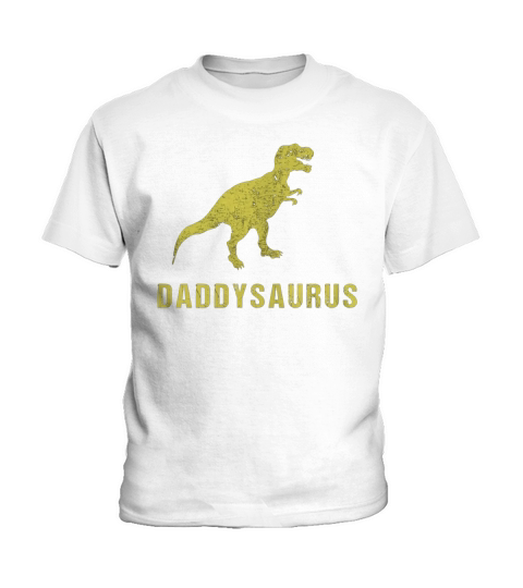 Daddysaurus Shirt Funny Fathers Day Gift from Kids Toddler Kids T-Shirt
