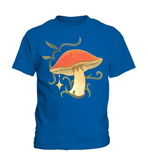 Mushroom Vintage Kids T-Shirt