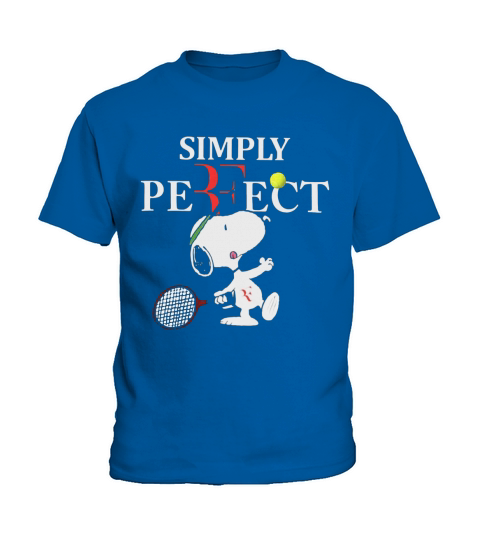 Roger Federer  Snoopy Simply Pefect Kids T-Shirt