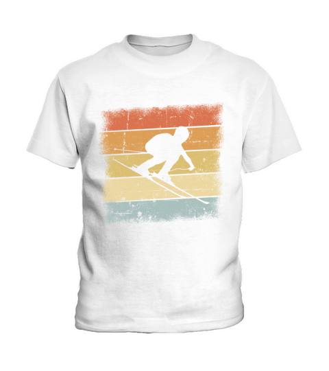 Ski Vintage Retro Design Kids T-Shirt